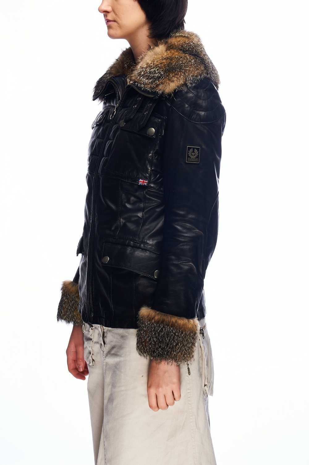 Belstaff BELSTAFF Jacket Black Leather Full Zip F… - image 3