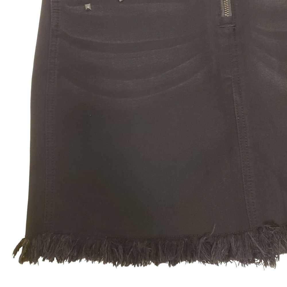 Other Idyllwind Jean Skirt Frayed Studded Miranda… - image 7