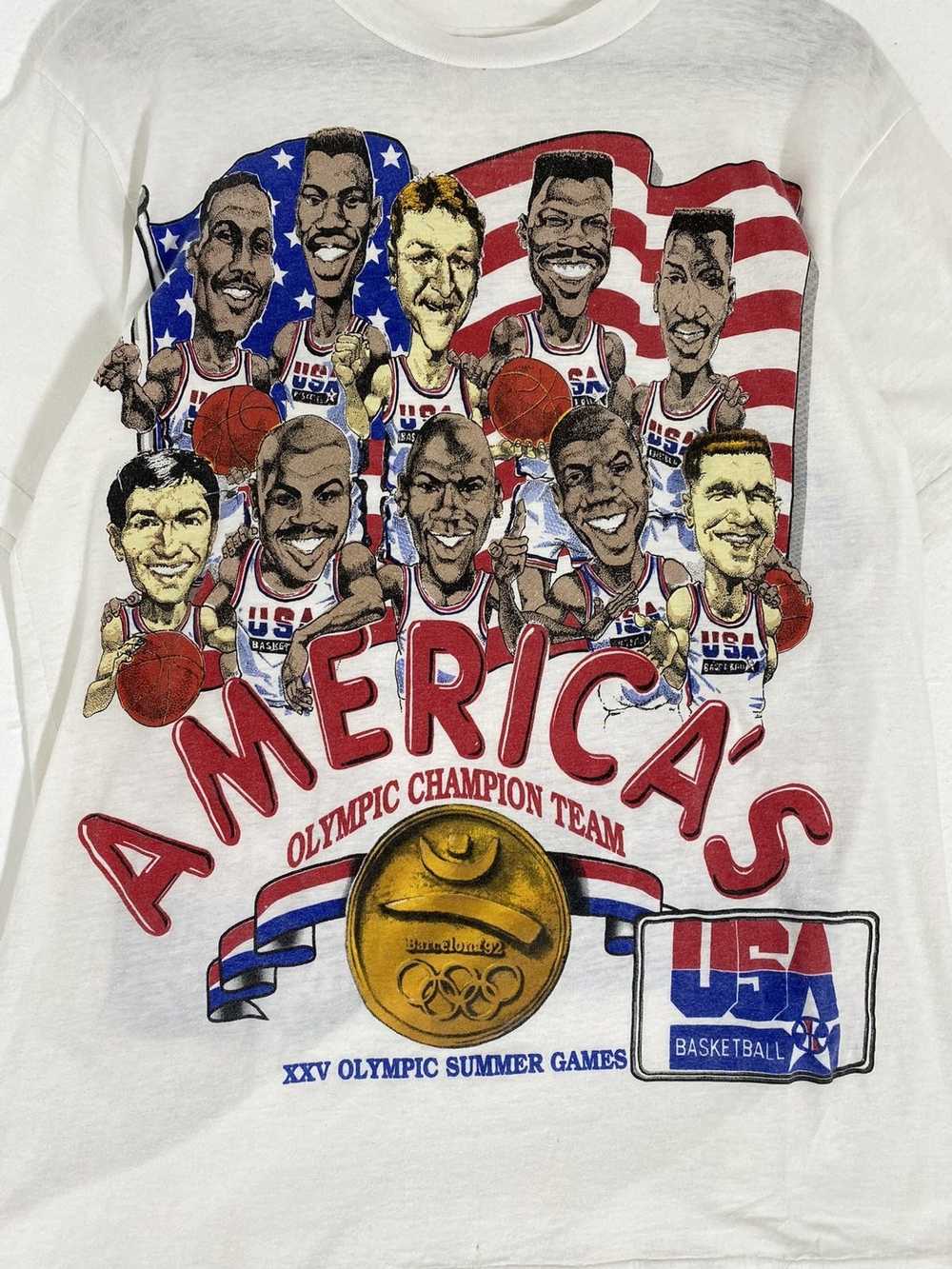 Usa Olympics × Vintage 1992 NBA Olympics Dream Te… - image 2