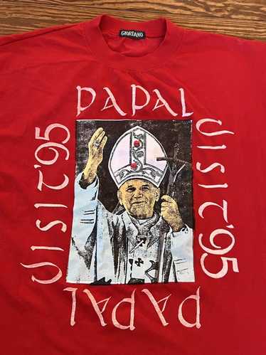 Soulwalk Series: St. Pope John Paul II Men's Hightop Canvas Shoe