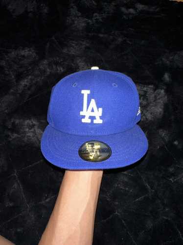 Los Angeles Dodgers New Era Cream The Nip Custom Side Patch 59FIFTY Fitted Hat, 7 5/8 / Cream