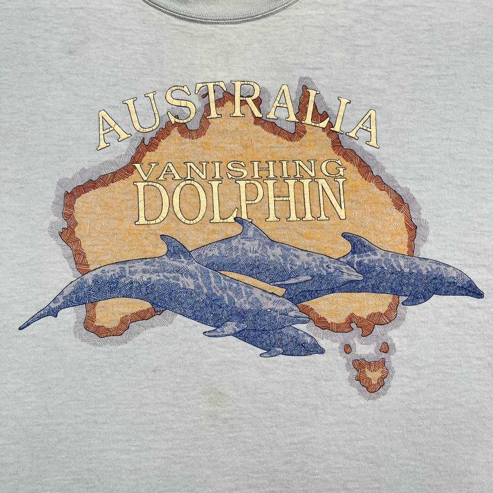 Vintage Vintage Dolphins T-Shirt XXL Green Austra… - image 3