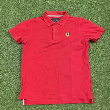 Ferrari Ferrari Scuderia Logo Shield Red Polo Gol… - image 1