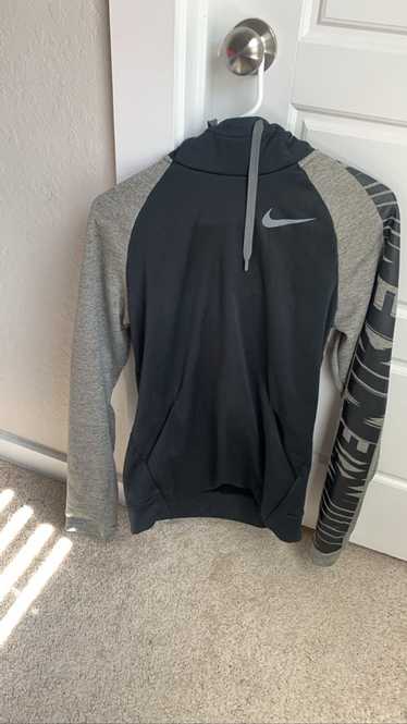 Nike Black and gray Nike hoodie