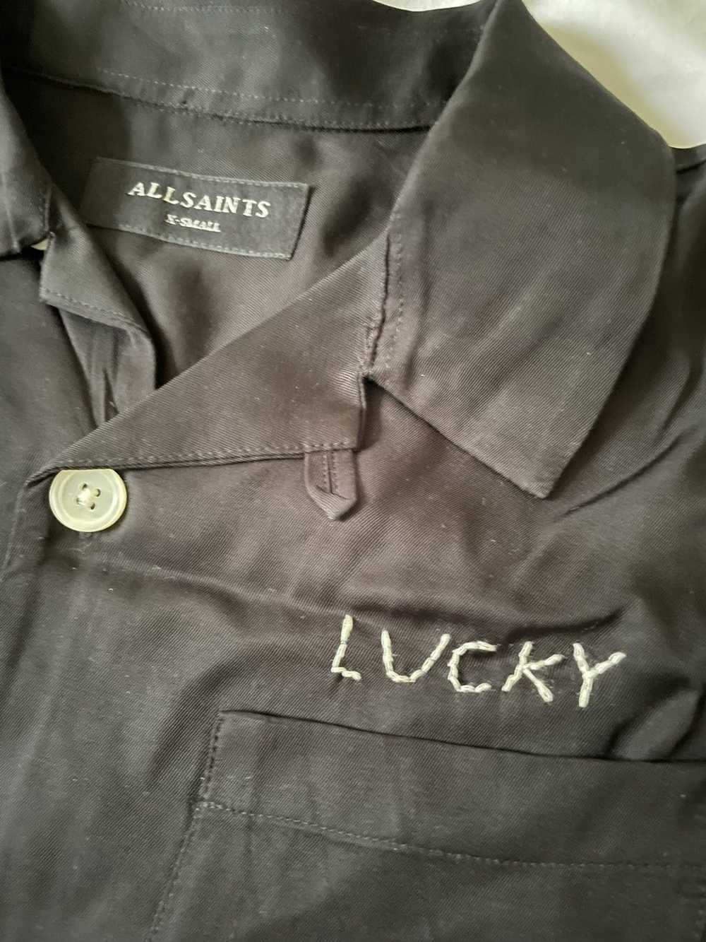 Allsaints Lucky stitch viscose summer shirt - image 4