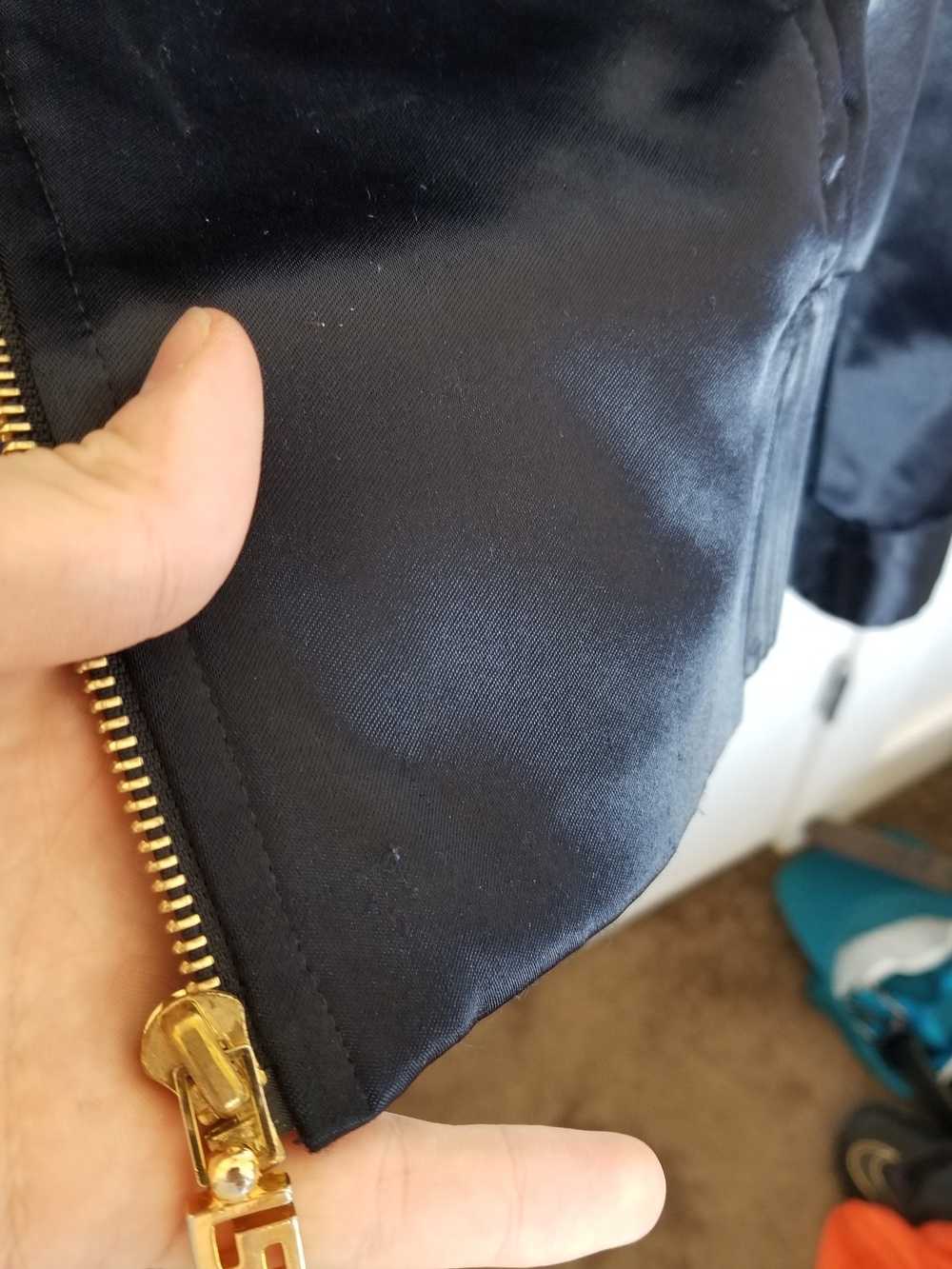 Versace Satin Cropped Jacket - image 10