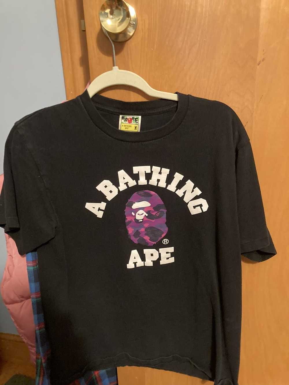 Bape Color Camo College Tee - image 1