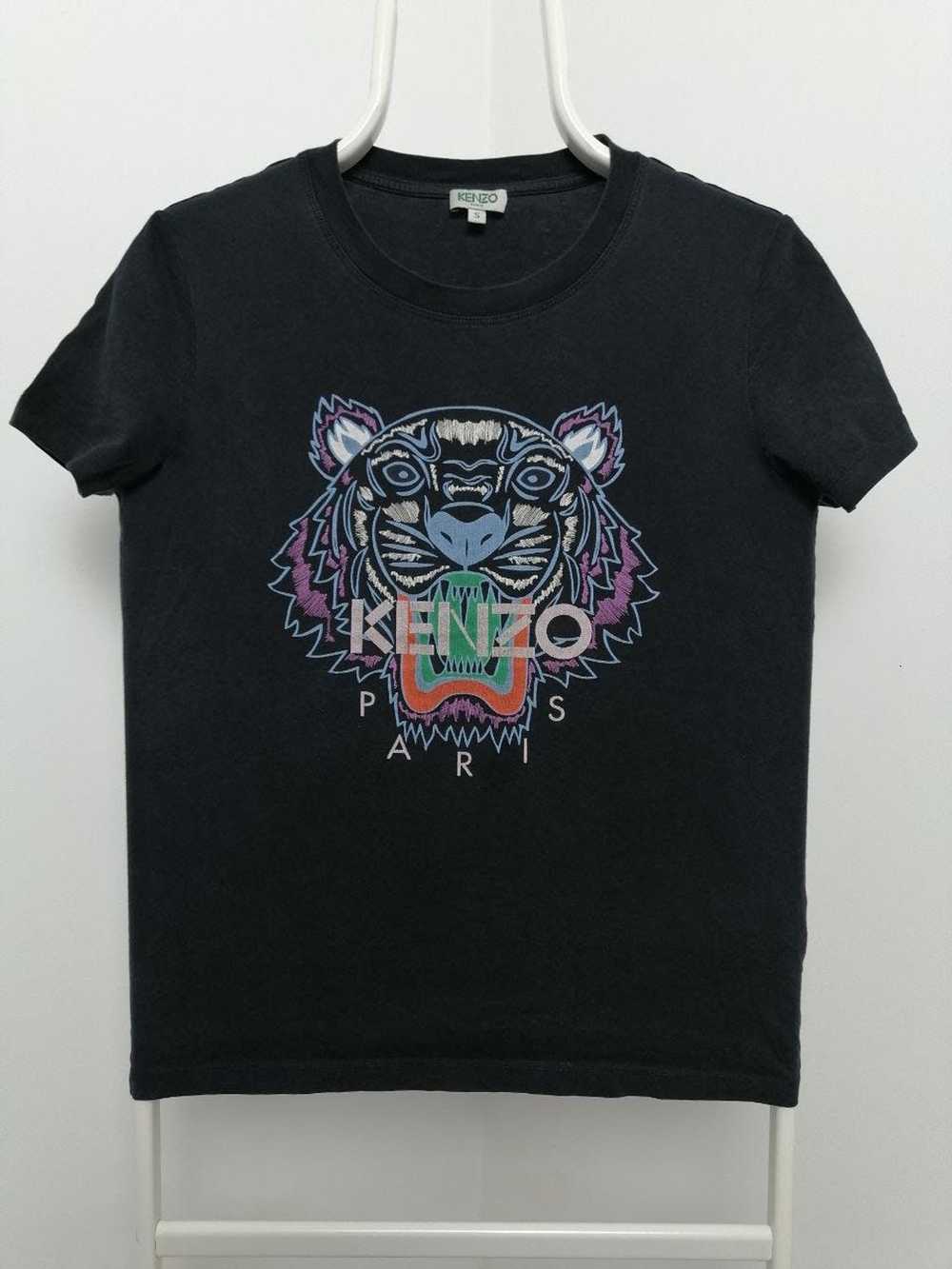 Kenzo × Luxury Kenzo Paris big logo tiger T-shirt - image 1