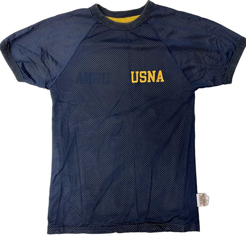 Unkwn 80s US Navel Academy USNA Navy Yellow REVER… - image 1