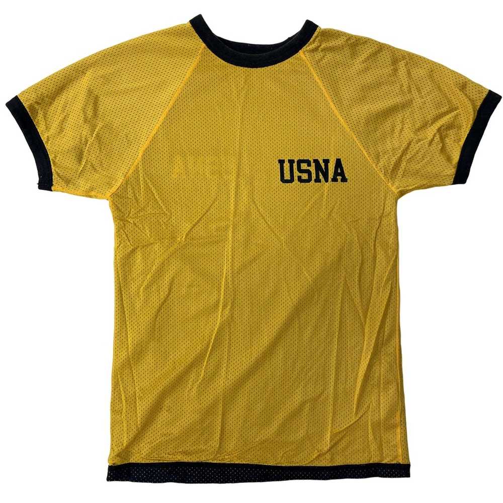 Unkwn 80s US Navel Academy USNA Navy Yellow REVER… - image 3