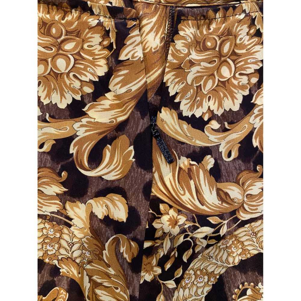 Versace Silk mid-length skirt - image 11