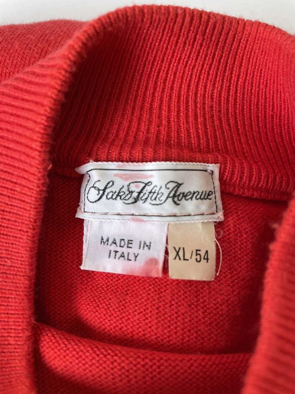 Saks Fifth Avenue Vintage Red Saks Fifth Avenue S… - image 11