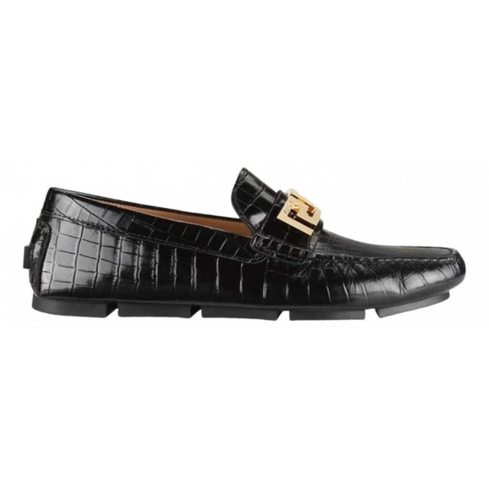 Versace Leather flats - image 1