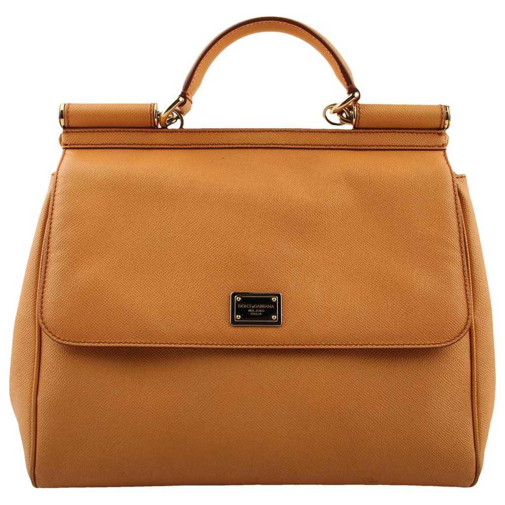 Dolce & Gabbana Sicily leather handbag - image 1