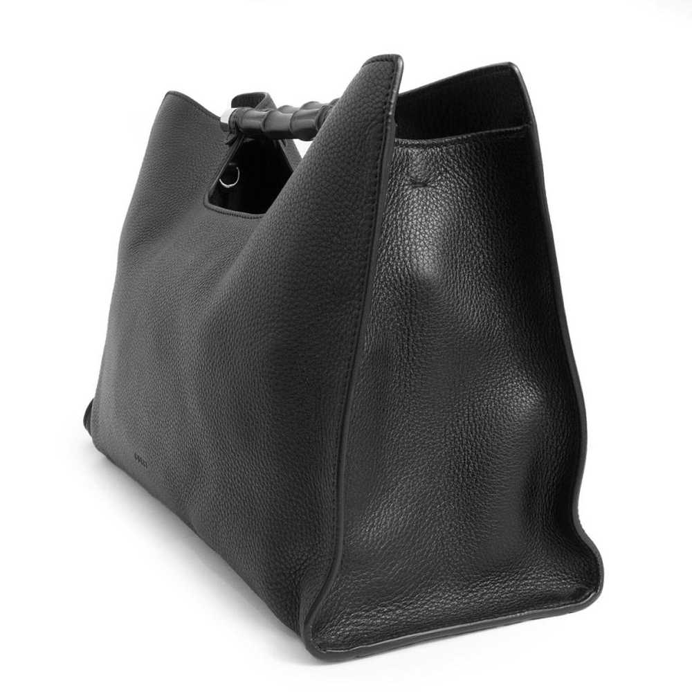Gucci Bamboo Daily leather handbag - image 6