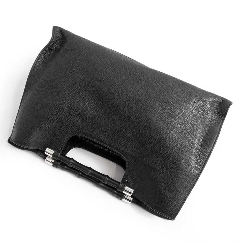 Gucci Bamboo Daily leather handbag - image 7