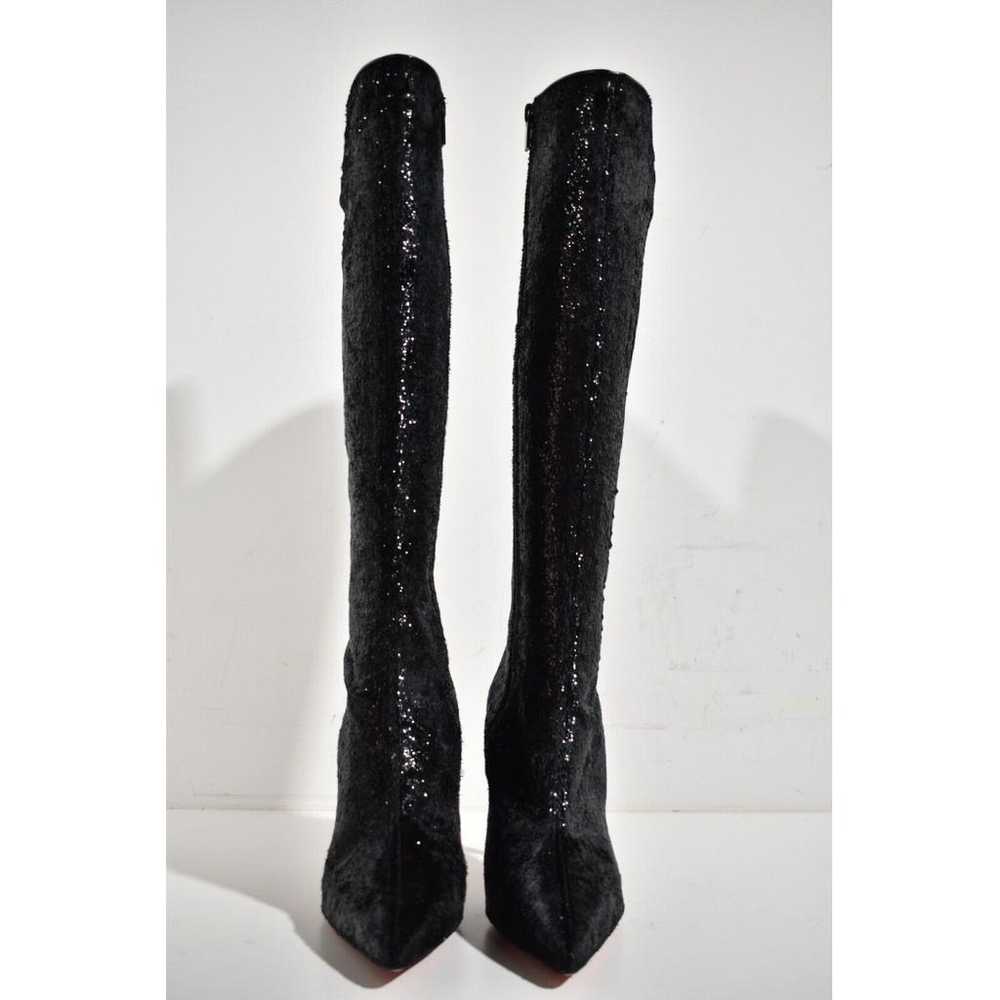 Christian Louboutin Velvet boots - image 3