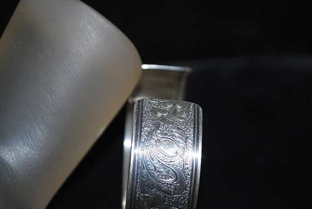 Ed Levin Sterling Silver Cuff Bracelet - image 5