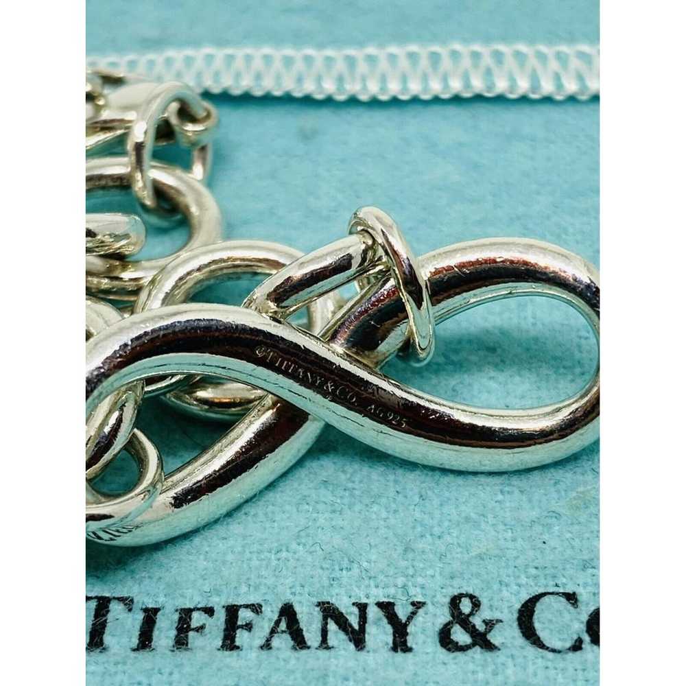 Tiffany & Co Tiffany Infinity silver bracelet - image 6