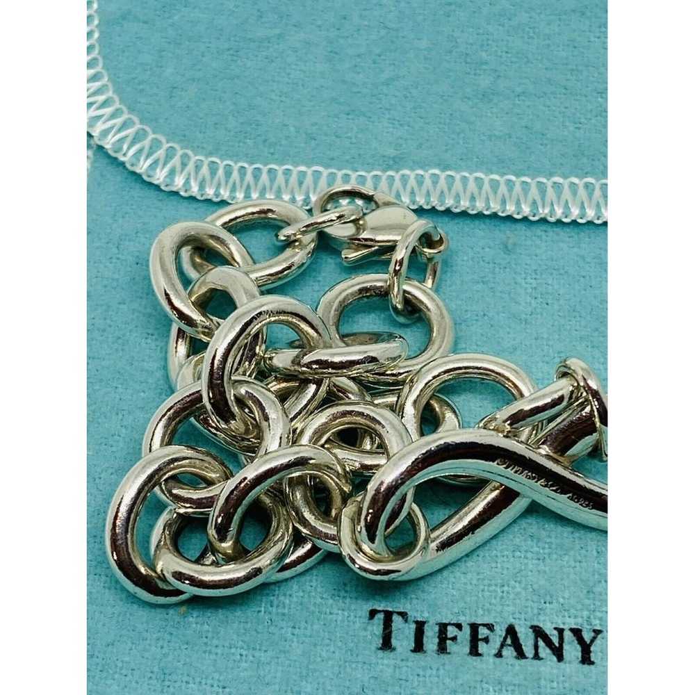 Tiffany & Co Tiffany Infinity silver bracelet - image 9