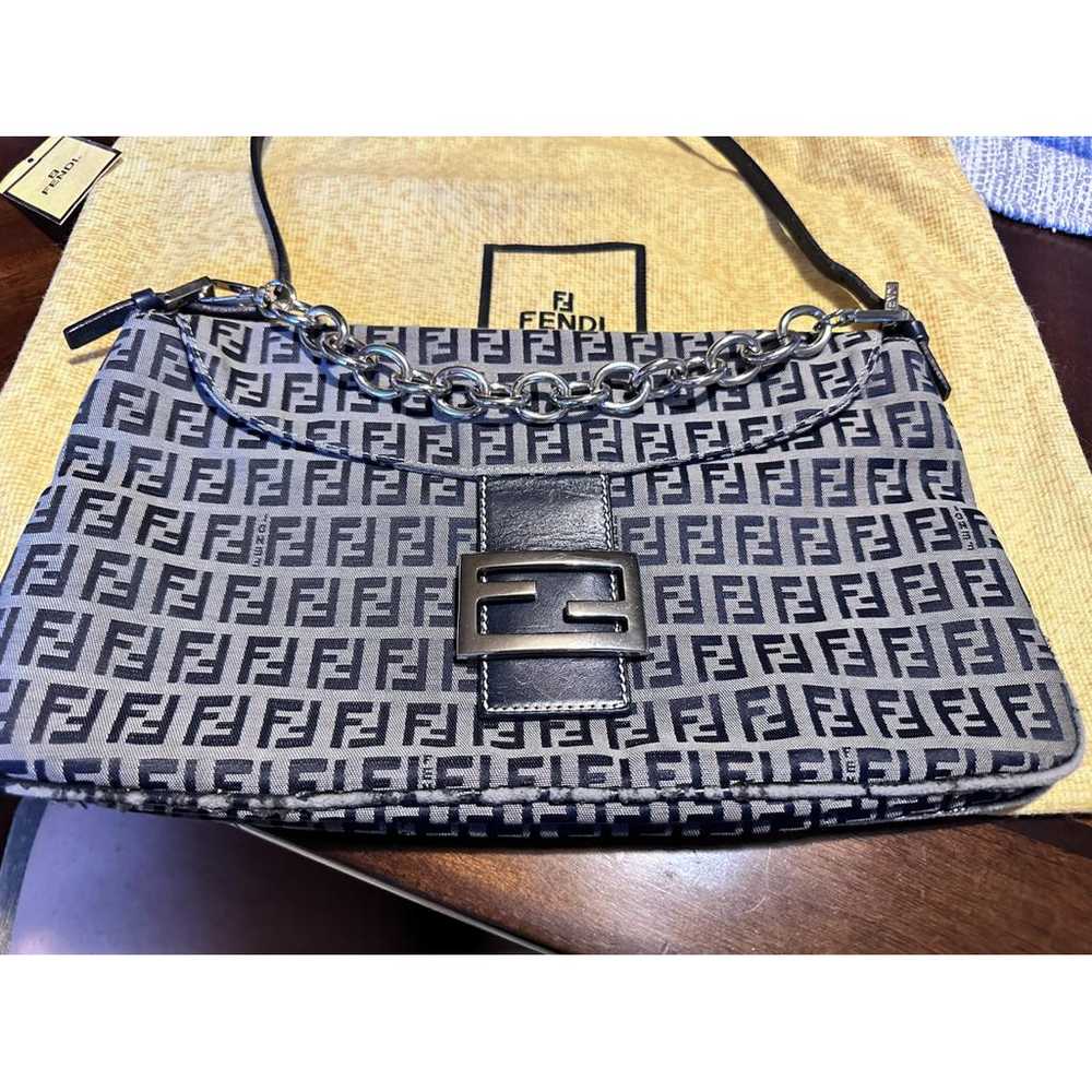 Fendi Baguette cloth handbag - image 5