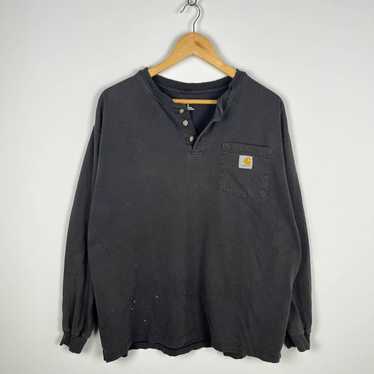 Carhartt × Vintage Carhartt Pocket Faded Black Sh… - image 1