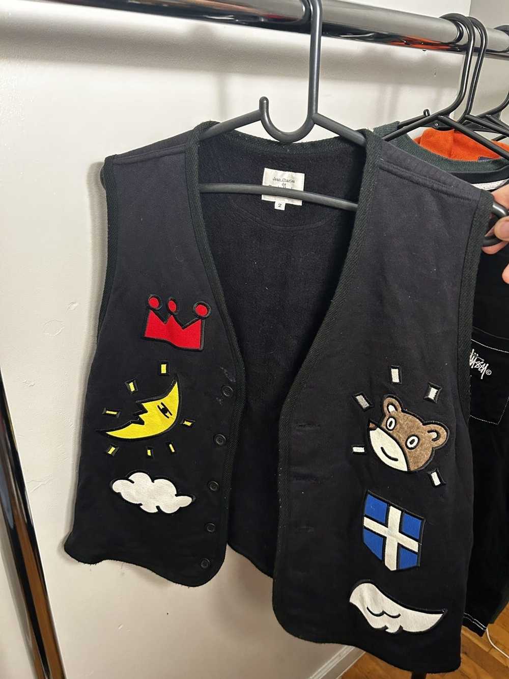 Jean Charles De Castelbajac Patch Pattern Vest - image 1