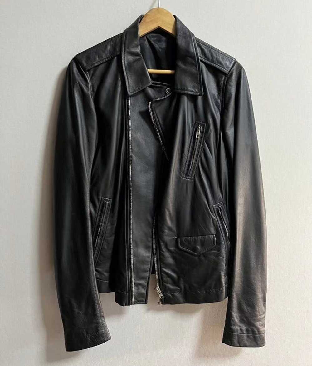 Rick Owens Rick Owens 05ss zip leather jacket siz… - image 1