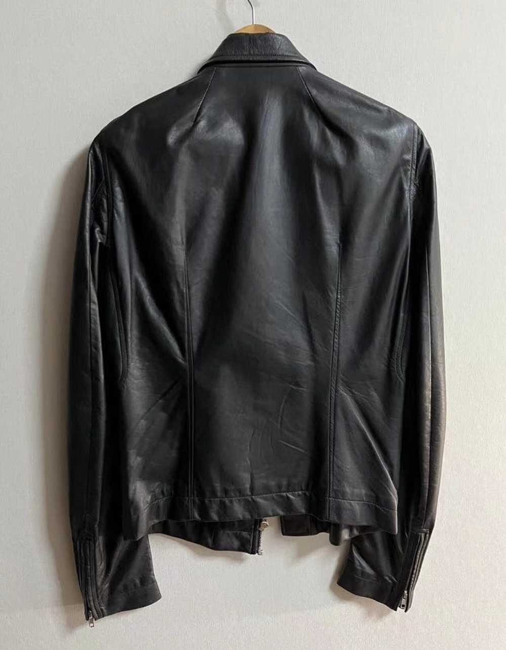 Rick Owens Rick Owens 05ss zip leather jacket siz… - image 2
