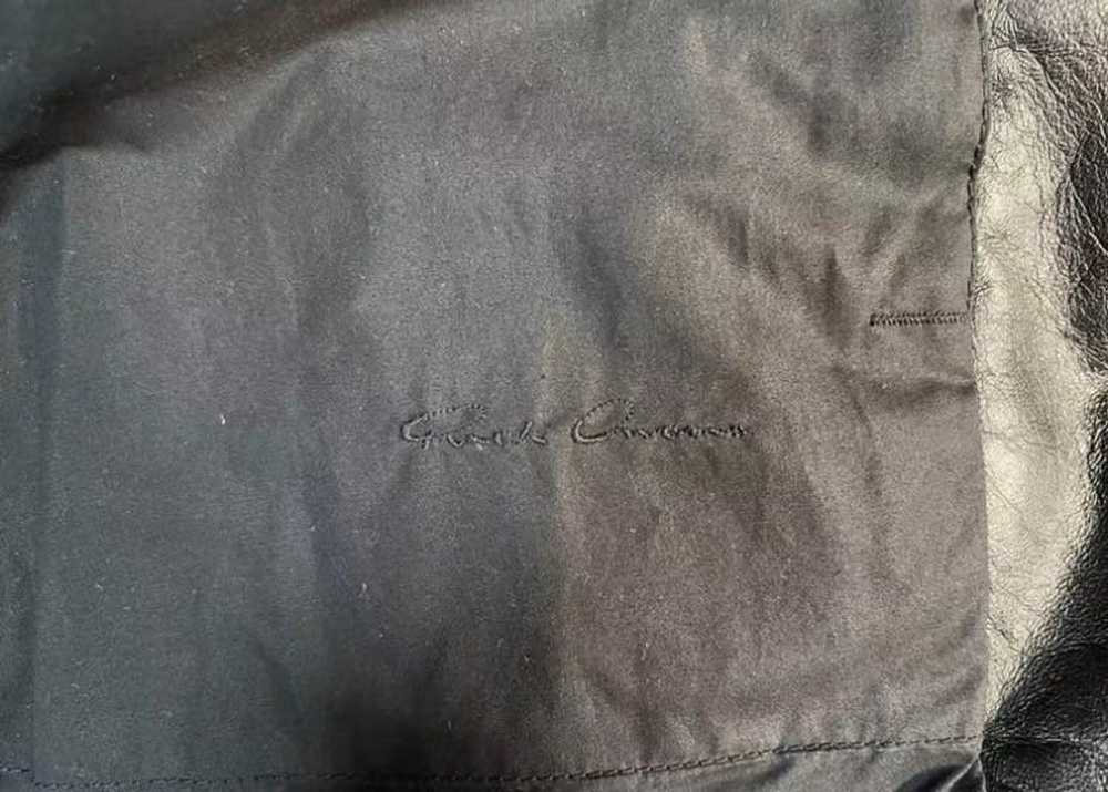 Rick Owens Rick Owens 05ss zip leather jacket siz… - image 3