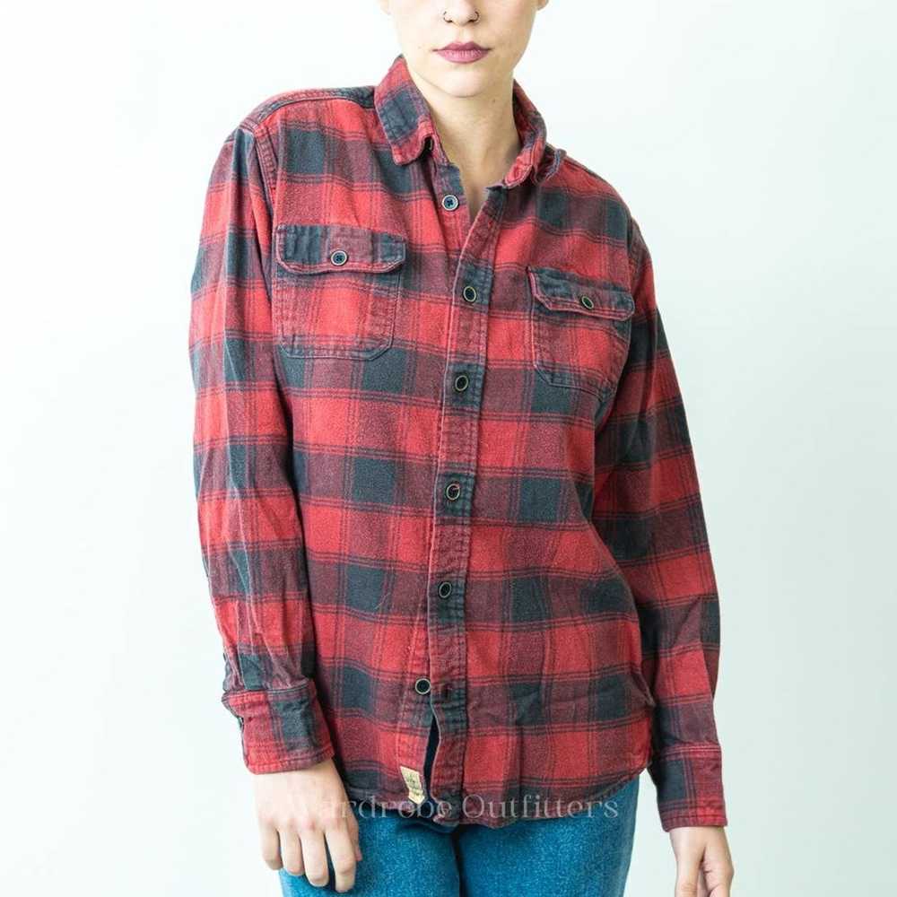 Designer JACHS NY Buffalo Plaid Flannel Long Slee… - image 2