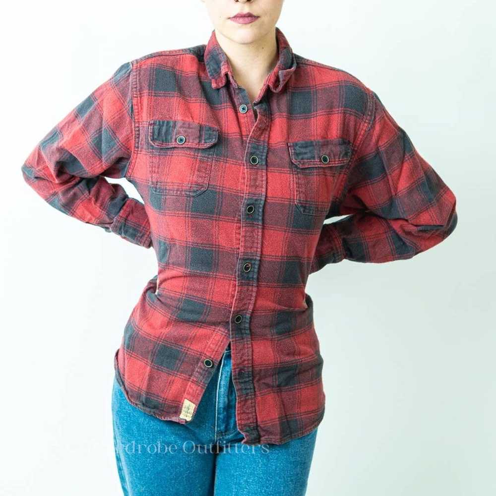 Designer JACHS NY Buffalo Plaid Flannel Long Slee… - image 3