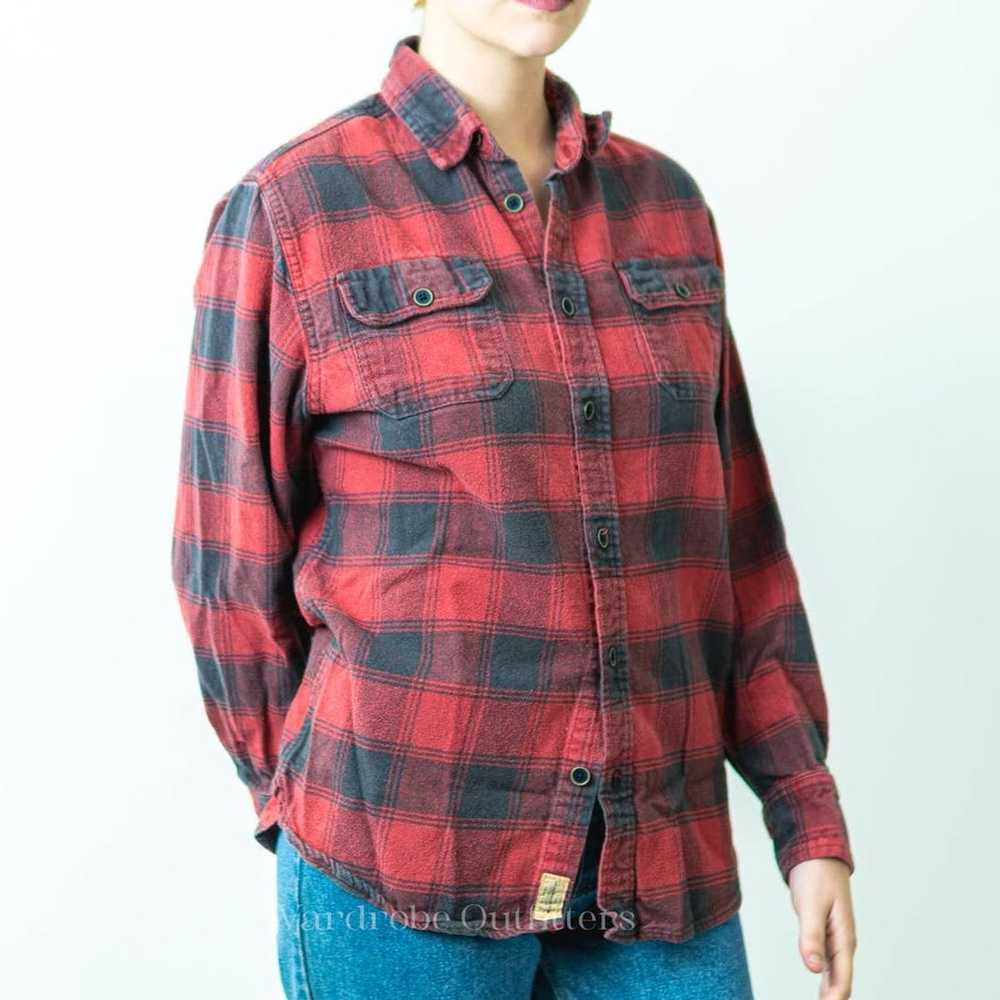 Designer JACHS NY Buffalo Plaid Flannel Long Slee… - image 5