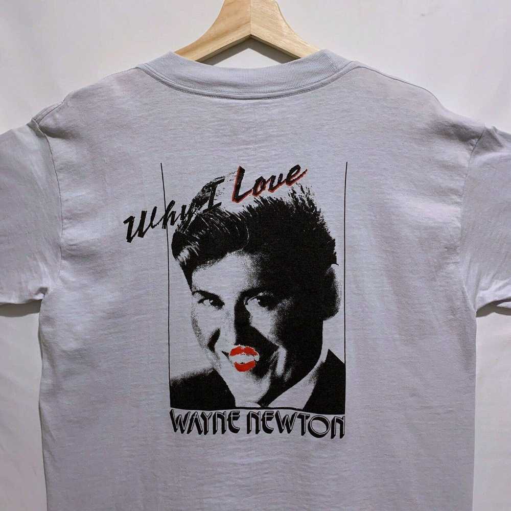 Vintage Vintage Wayne Newton Beach Surf Rare T Shirt … - Gem