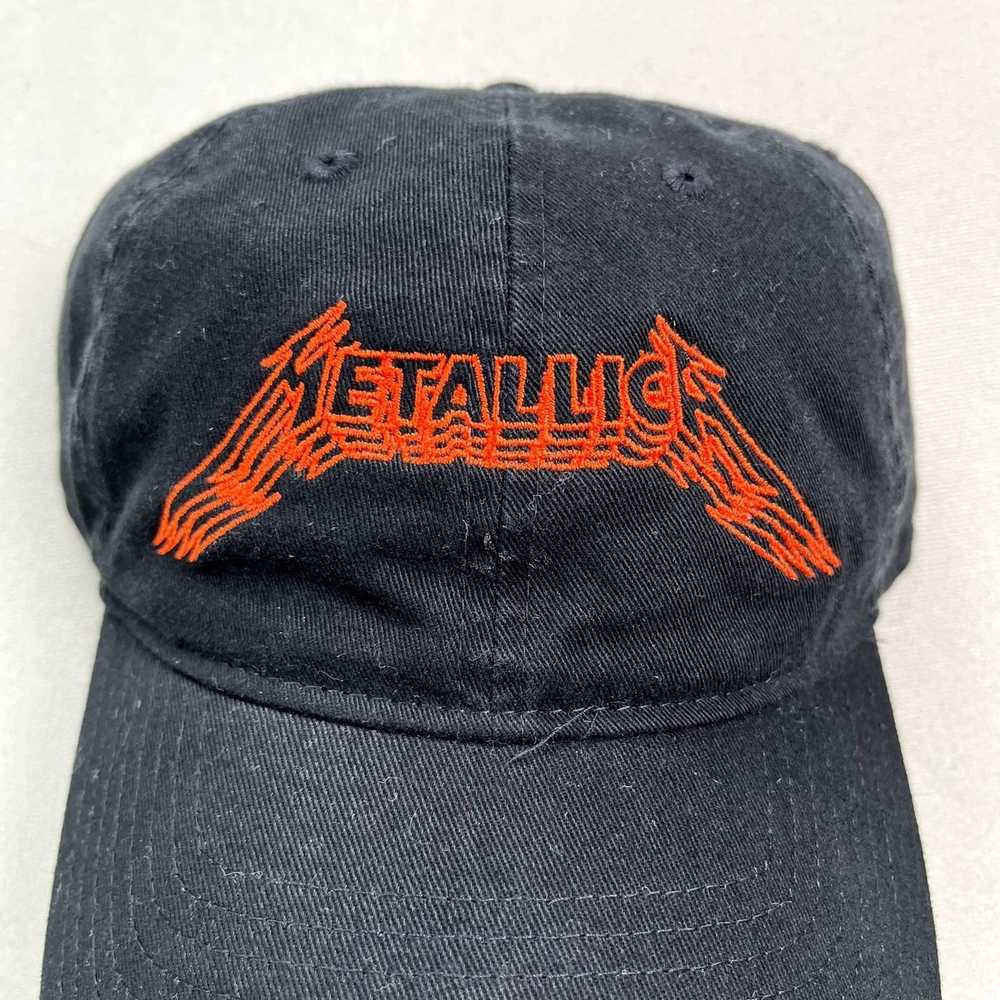 Metallica Metallica Hat Cap Strapback Black Orang… - image 3