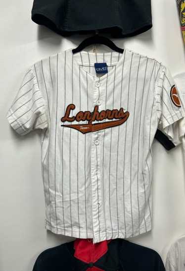 Vintage Longhorns Texas Baseball Jersey