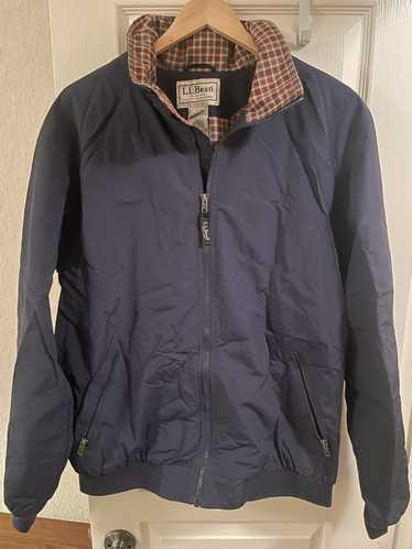 L.L. Bean Flannel lined Windbreaker/Bomber