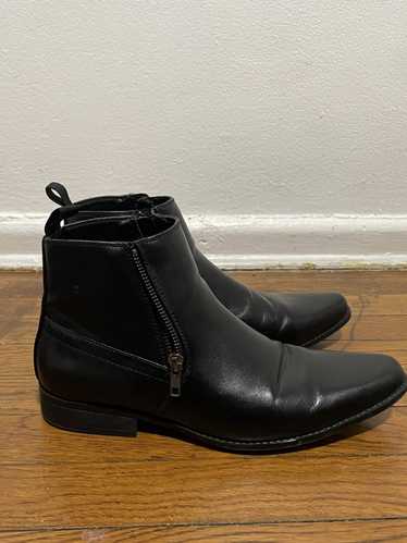 Asos Black faux leather Chelsea boot