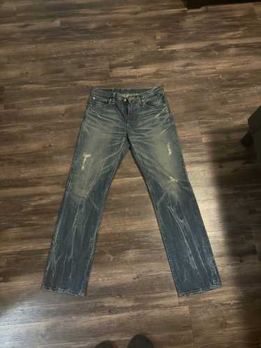 Sophnet. Vintage Sophnet Distressed Denim