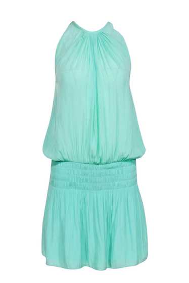 Ramy Brook - Mint Green Sleeveless Dropped Smocked