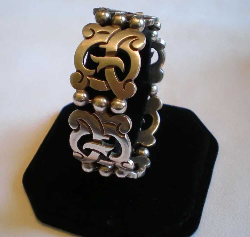 Bracelet; Vintage Signed ROSI Mexican Sterling Wi… - image 6