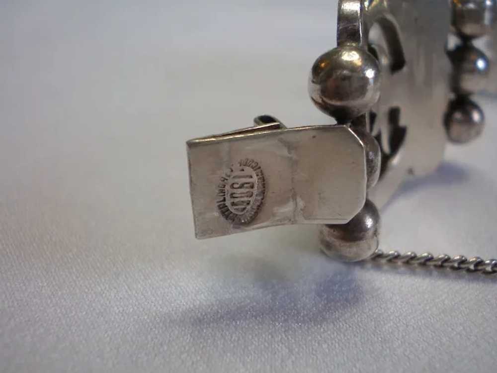 Bracelet; Vintage Signed ROSI Mexican Sterling Wi… - image 7