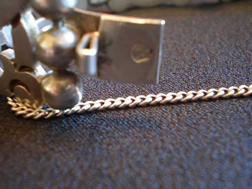Bracelet; Vintage Signed ROSI Mexican Sterling Wi… - image 8