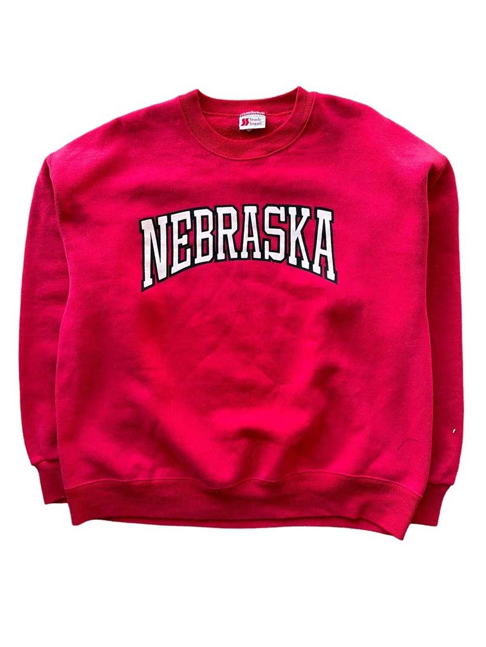 Vintage Vintage 90’s Nebraska University Sweatshi… - image 1