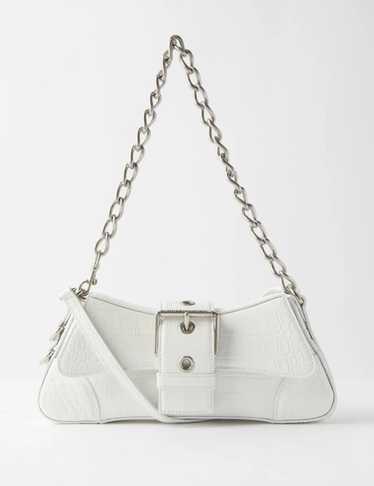 Balenciaga BALENCIAGA White S Lindsay Embossed Lea