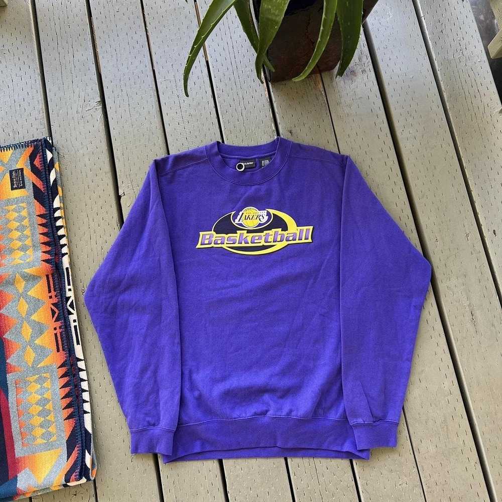 NBA × Vintage Lakers crewneck - image 3