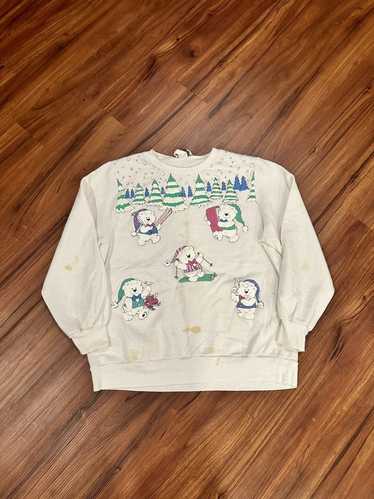 Vintage Vintage 90’s Polar Bear Winter Sweatshirt