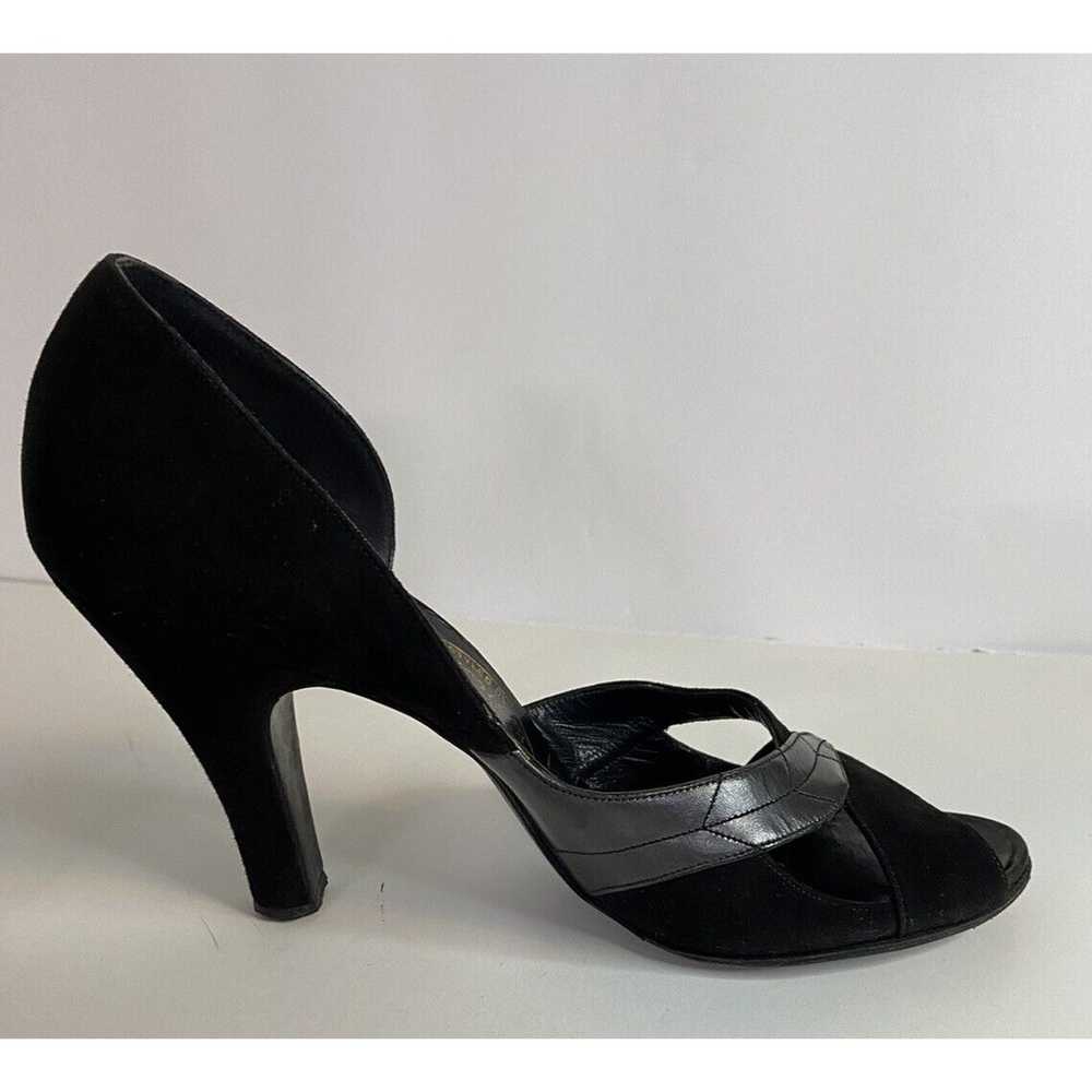 Other Black Suede Stilettos High Heels Size 7.5 L… - image 5