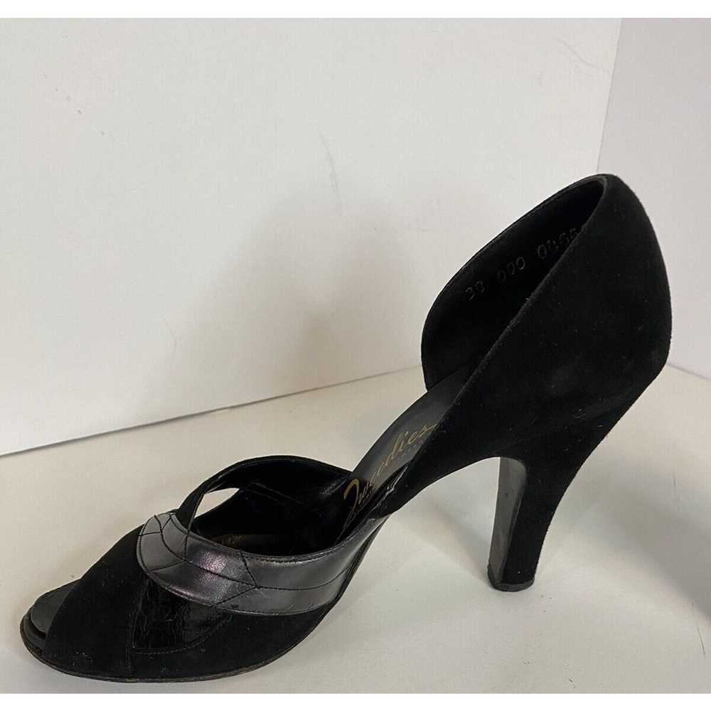 Other Black Suede Stilettos High Heels Size 7.5 L… - image 6