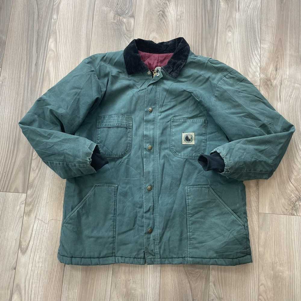 Vintage Berne Pine Green Workwear Jacket - image 5